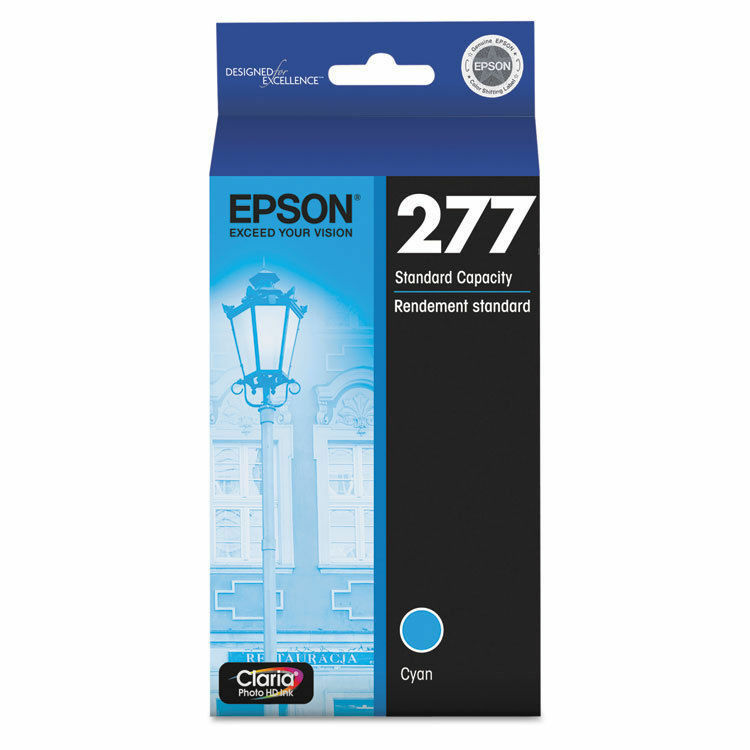 Epson 277 T2772 Cyan Ink Cartridge T277220 Genuine