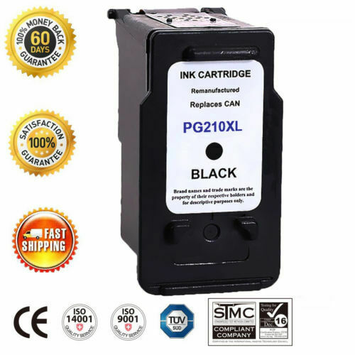 PG-210XL Black Ink Cartridge for Canon PIXMA MP 480 490 495 250