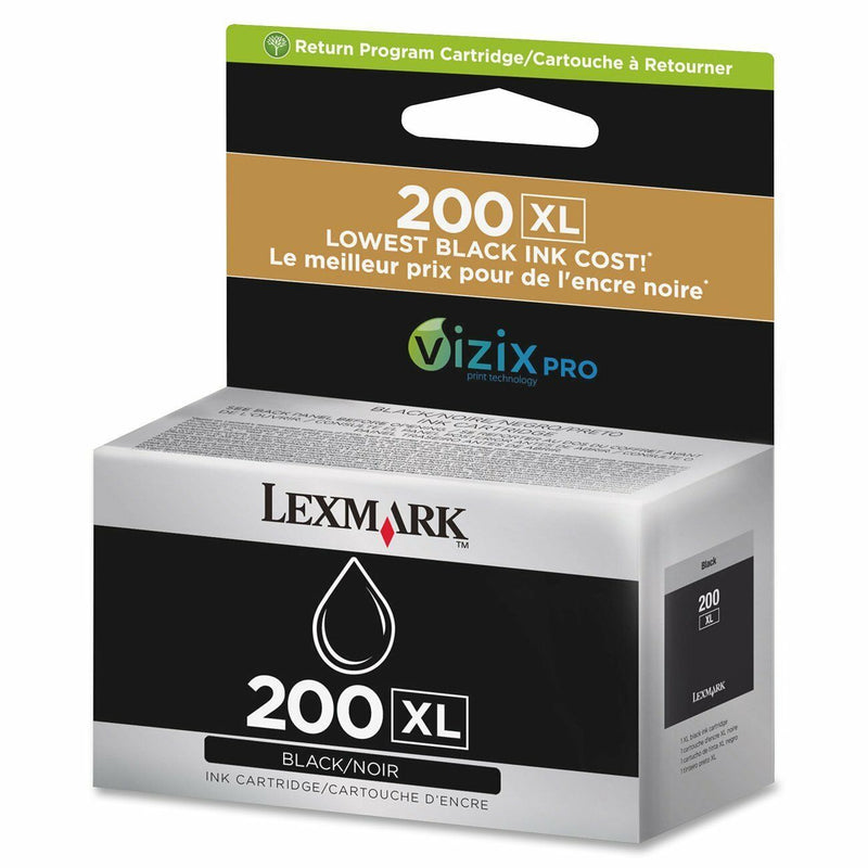 New Genuine Lexmark 200XL 200 XL Black Ink Cartridge for Pro 5500 5000 4000
