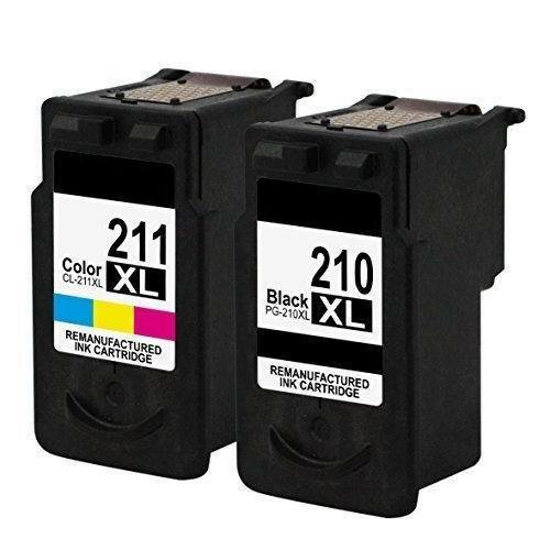 2 PACK PG 210XL CL 211XL Ink for Canon PIXMA MP495 MX320 MX330 MX340 MX350 MX360