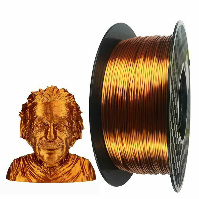 TPU 1.75mm 3D Printer Filament Dimensional Accuracy +/- 0.03 mm 1KG Bronze