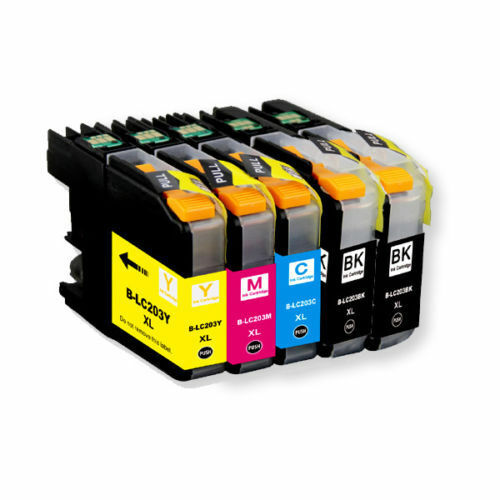 5 LC-203XL LC203 XL Ink Combo For Brother LC201 MFC-J460dw MFC-J480dw MFC-J485dw