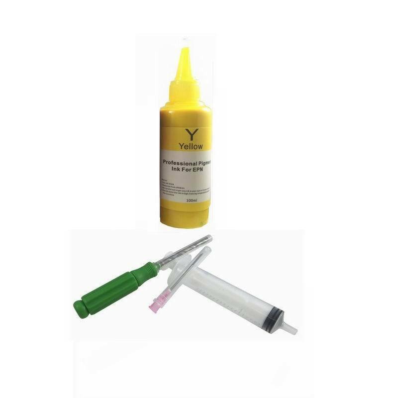 100ml Yellow Pigment Ink for HP Refillable Cartridges/CISS