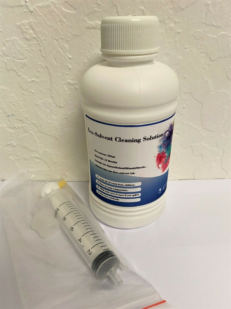 250ml Eco Solvent Cleaning Solution plus Cleaning tool for Mimaki Epson Mutoh