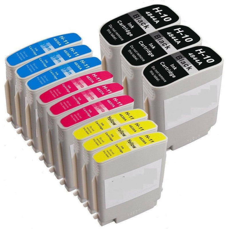 12P Compatible Ink cartridge for HP 10 11 C4844A C4836A C4837A C4838A