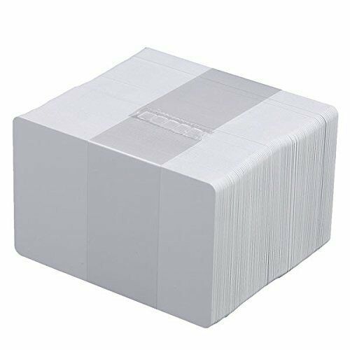50 Blank White PVC Cards, CR80, 30 Mil, Graphics Quality, Credit Card Size