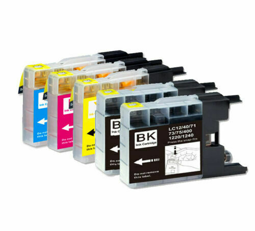 5 Compatible Ink Cartridges for Brother LC75 LC71 MFC-J835DW MFC-J280W MFC-J425W