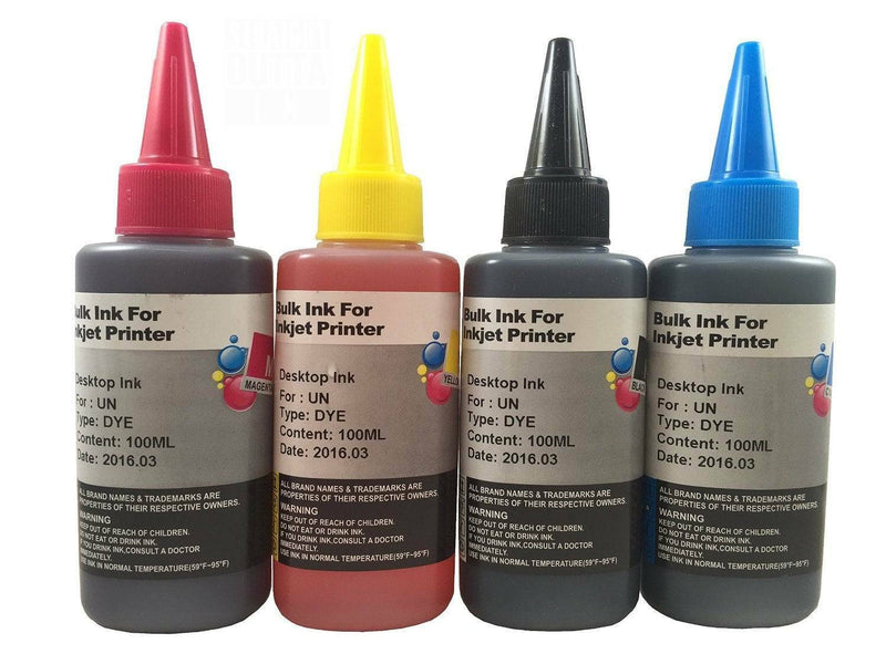 Premium Dye Bulk refill ink for Brother inkjet printer 4 colors