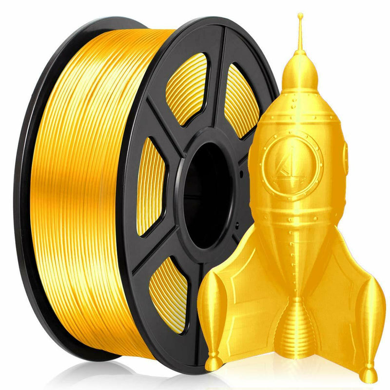 PLA 3D Printer Filament 1.75mm Accuracy +/- 0.02 mm 1kg Spool PLA Golden
