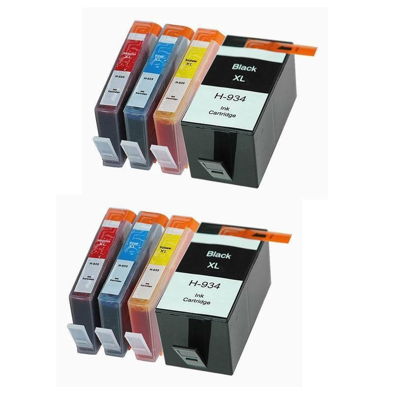 8 Pack 934XL 935XL New Gen Ink Cartridges for HP Officejet 6230 6830 6835 6812