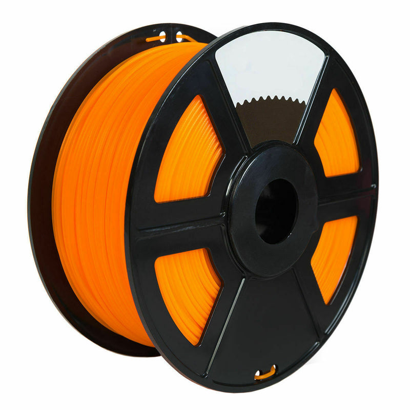 3D Printer Premium PETG Filament 1.75mm 1kg/2.2lb - Transparent Orange