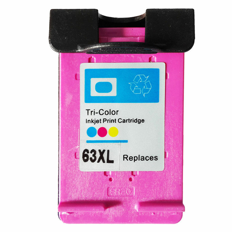 Reman Ink Cartridges for HP 63XL Color HP Deskjet 1112 2130 3630 3632 3634