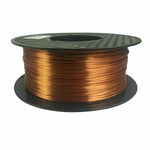 PLA Silk Copper Filament 1.75mm 3D Printer Filament 2.2 LBS Spool 3D Printing