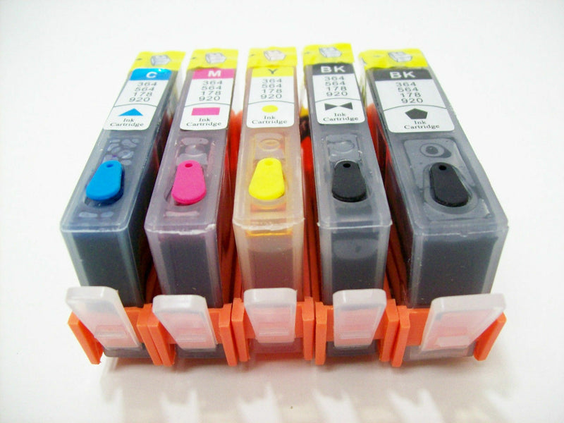 5 refill hp 564 Ink Cartridges refillable ink for Officejet 4620 4622 3520