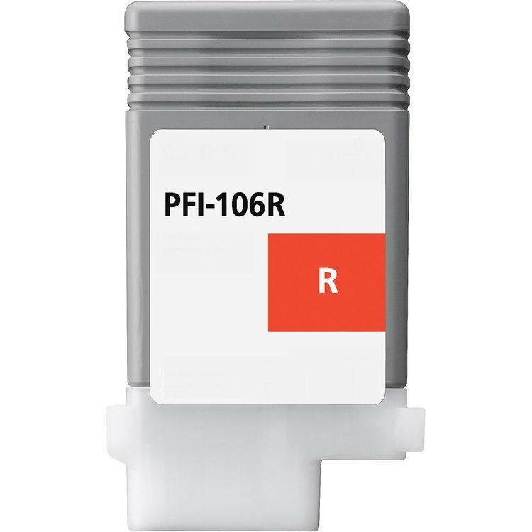 Compatible Cartridge for canon PFI-106 pfi-105 Red Ink ipf 6450 6350 6400 6300s