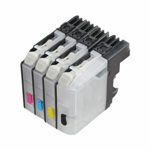 4 Refillable ink cartridge for Brother LC101 LC103 LC105 LC107 MFC-J875DW J870DW