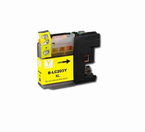 1 PK Yellow Ink Cartridge for Brother LC203 LC201 MFC J680DW J880DW J885DW