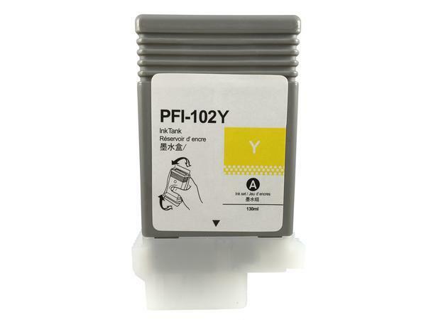 Compatible Cartridges for Canon PFI-102 Ink iPF500 iPF510 iPF600 iPF605 - 6PKS