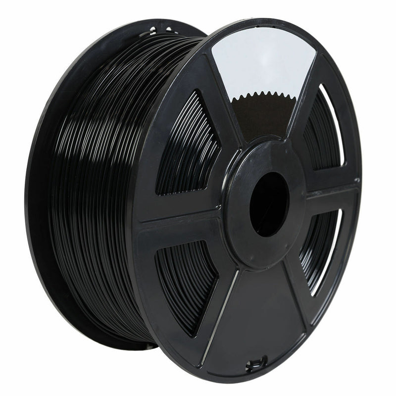 2P Black Flexible TPU 3D Printing Filament 1kg/2.2lb 1.75mm Similar to NinjaFlex