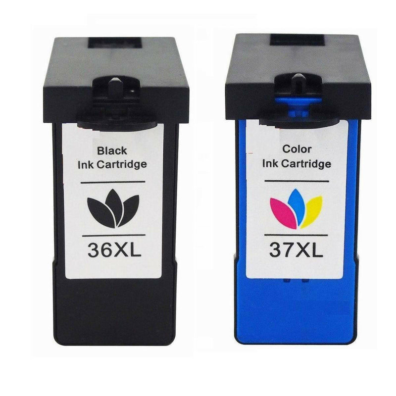 2PK Lexmark 36xl 18C2170 37xl 18C2180 Ink Cartridge for Z2420 X4650 X6650 X6675