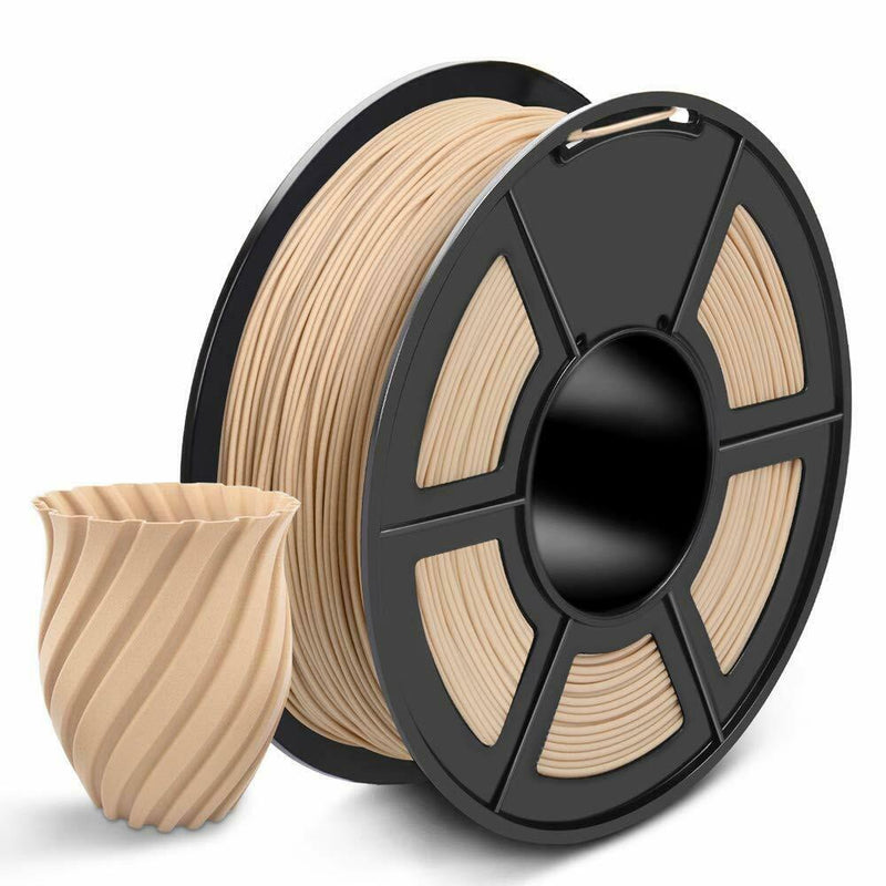 TPU 1.75mm 3D Printer Filament Dimensional Accuracy +/- 0.03 mm 1KG Wood-like