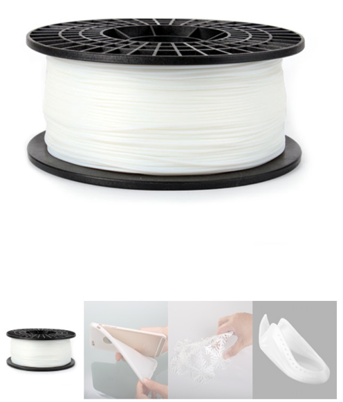 5PK White Color 3D Printer Filament 1.75mm 1KG PLA For Print MakerBot RepRap