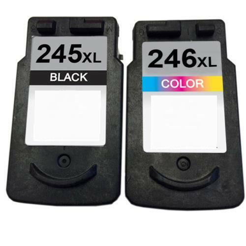 2pk PG-245XL Black & CL-246XL Color Ink for Canon PIXMA iP2820 MG2420 MG2520