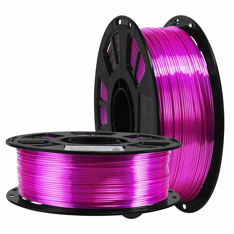 Silk PLA Magenta Filament 1.75mm 3D Printer Filament 2.2 LBS Spool 3D Printing