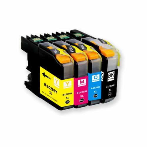4pk Pack LC-203 XL Ink Cartridge For Brother MFC-J4620DW MFC-J4420DW Printer