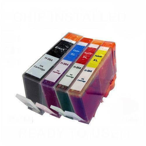 4 PK Combo for HP 564XL 564 XL Ink cartridges Photosmart All-in-one 5514 7510