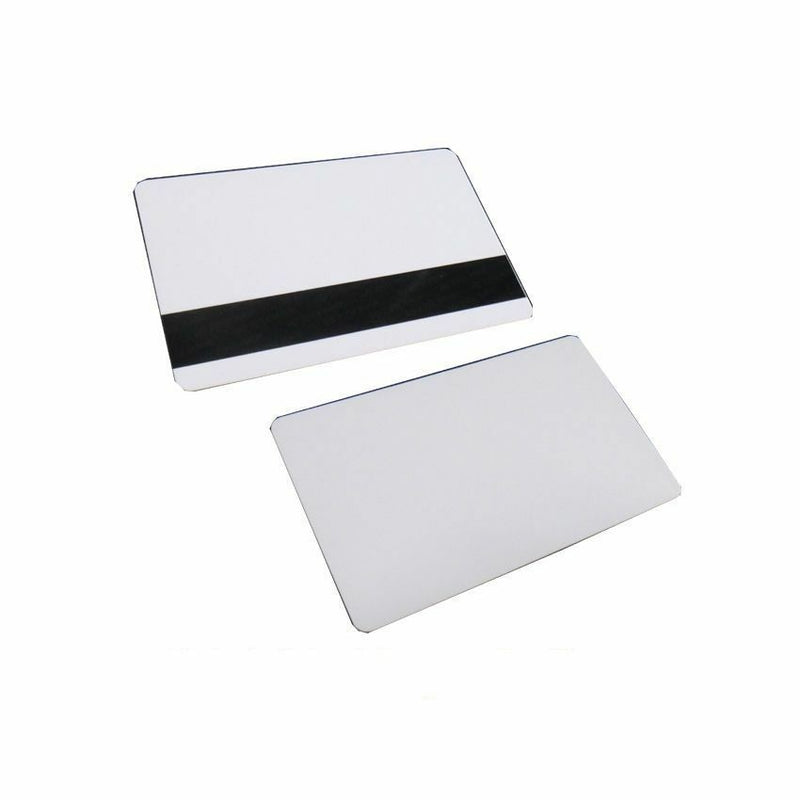 100 CR80 30Mil Blank White PVC Plastic Credit/Gift/Photo ID Badge Cards with 5/1