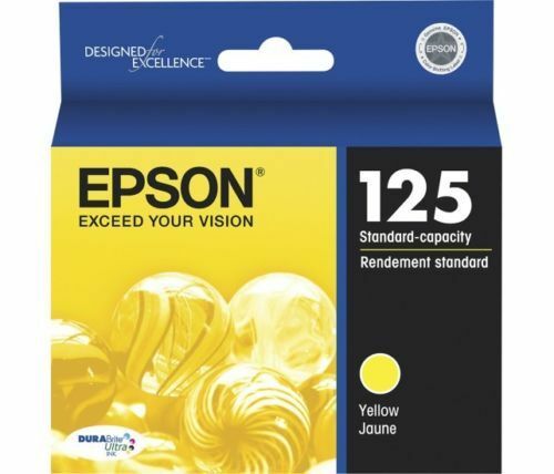 Epson GENUINE 125 Yellow Ink STYLUS NX420 NX625 T1254