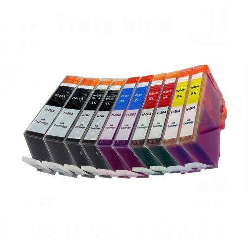 10PK Comp for HP 564XL Ink Cartridge for Photosmart 5510 5514 5515 5520 Printer