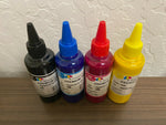 4x100ml Pigment Premium Refill Bulk Ink for All HP Canon Epson Brother Printers