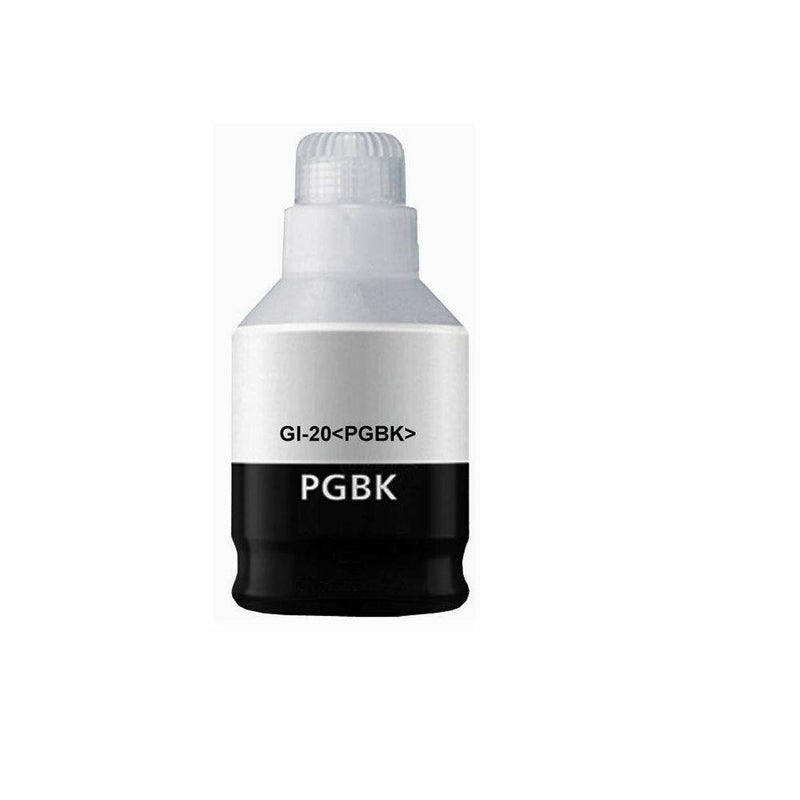 1 Pack Compatible Canon GI-20 Black Ink Bottle for PIXMA G5020 G6020 MegaTank