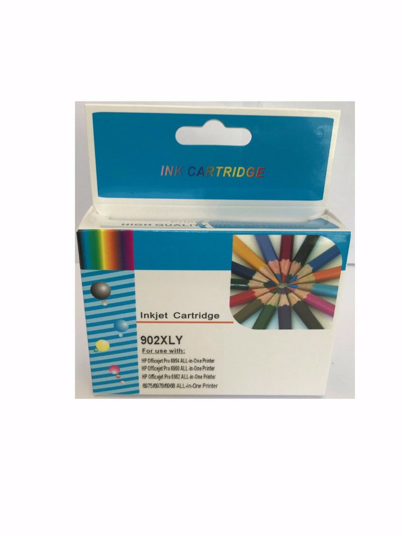 1 Yellow Ink Cartridge compatible for HP 902XL for Officejet Pro 6960 6968