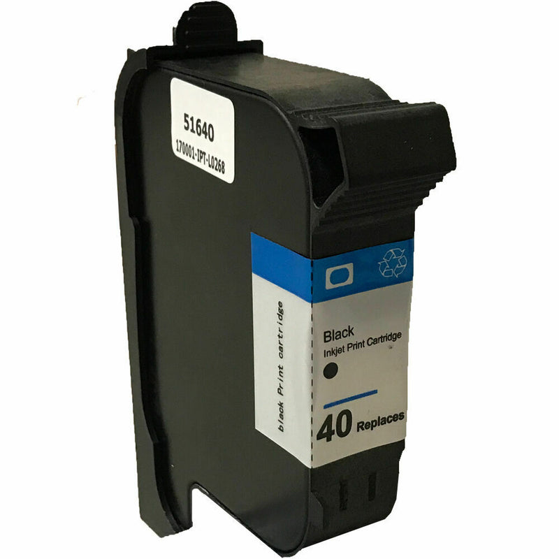 HP40 Black Ink Cartridge For 1200 430 450c 455ca 488c HP 51640A