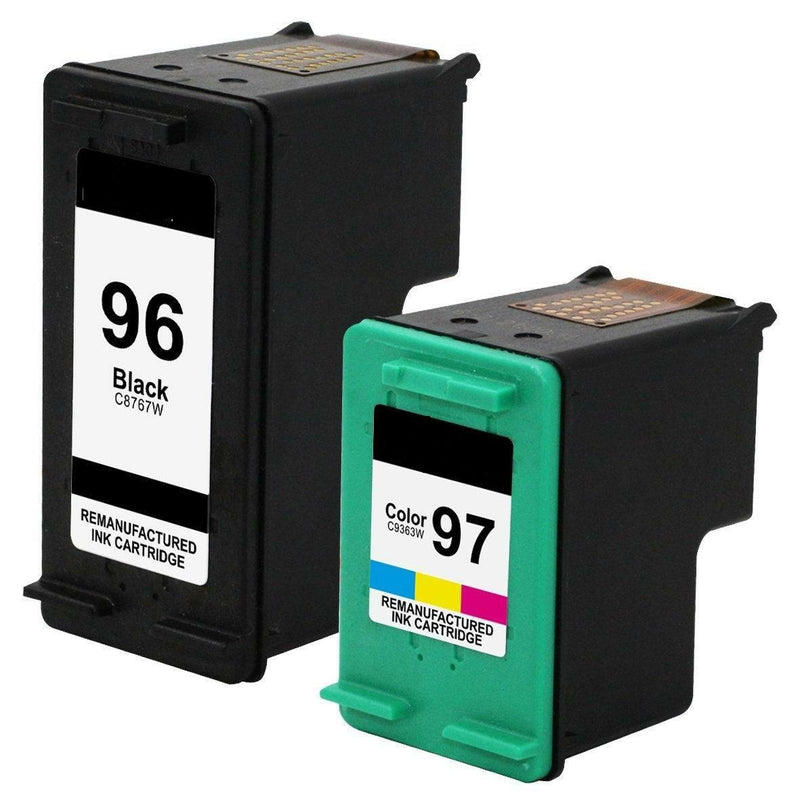 Compatible For HP 96 97 Combo Ink Cartridges, new chip ship ink