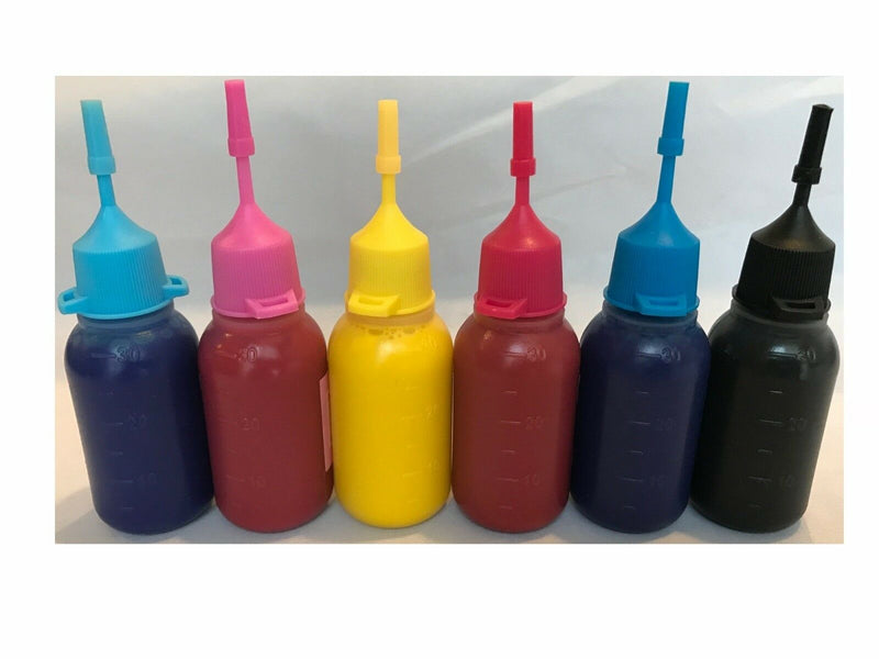 6x30ml Bottle Pigment Ink for Canon Refillable Ink Cartridges