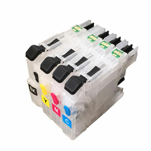 Empty Refillable Ink Cartridge for Brother MFC-J5920DW J985DW LC20E LC-20E