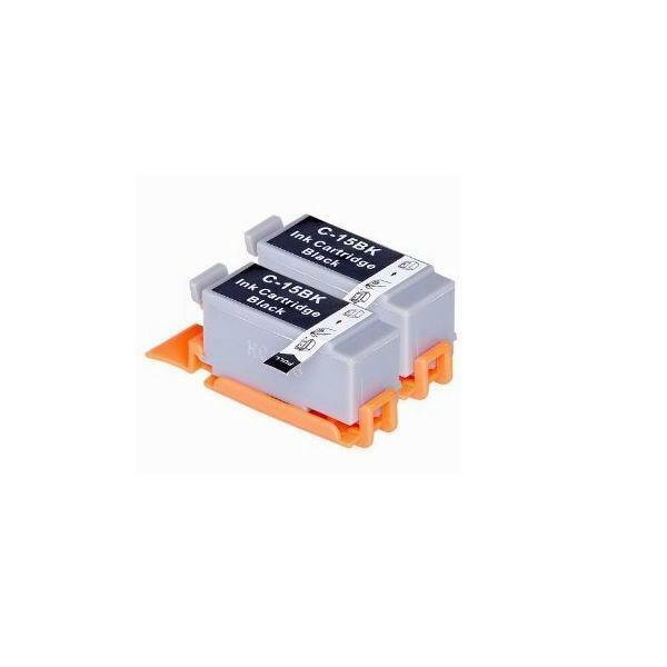 For Canon BCI-15BK BCI-16C Black and Color Ink Cartridge For Ip90 Ip90v -2PK