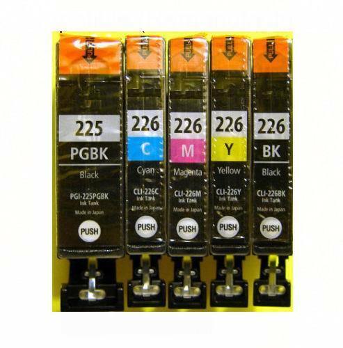 Genuine Canon PGI-225PGBK and CLI-226 Ink Cartridges Black, Cyan, Yellow Magenta