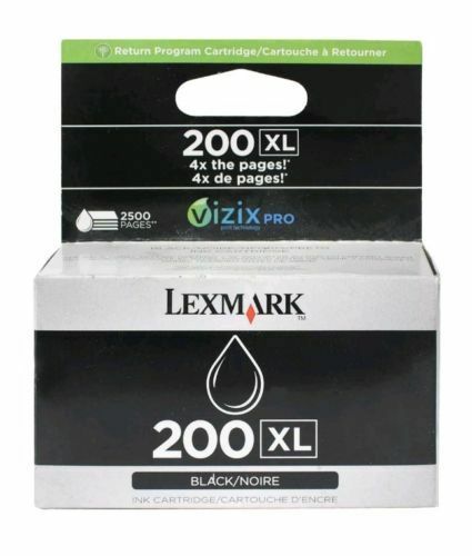 Lexmark 200XL Black Ink Cartridge 14L0174 Genuine