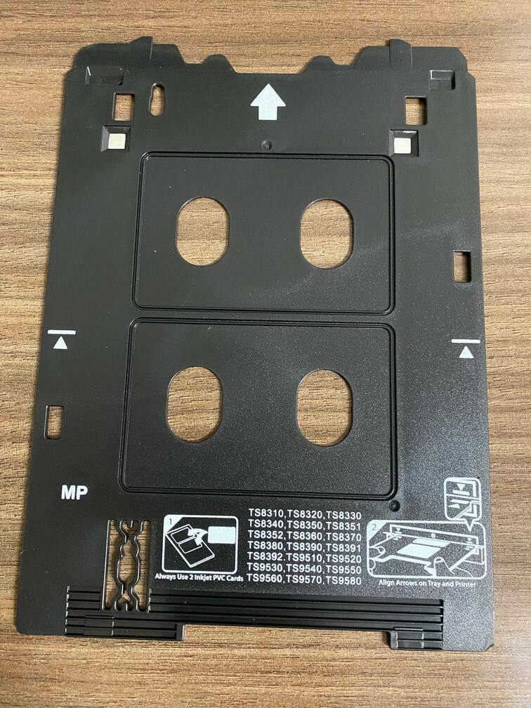1 Inkjet PVC Card Tray for Canon PIXMA TS8220 TS8320 and TS9520 Series Printers