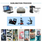 Dye Sublimation Transfer Paper for Virtuoso and Epson 100 sheets 8.5x11 per pack