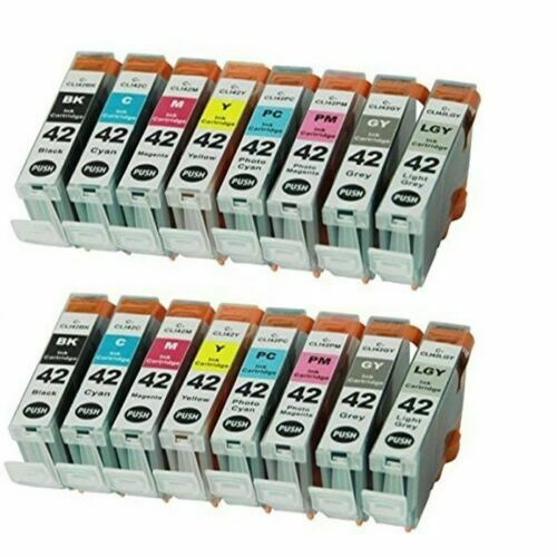 16 New Pack CLI-42 Ink Cartridges Compatible for CANON PIXMA PRO-100 CLI42