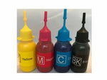 4x30ml UNIVERSAL refill Pigment INK BOTTLES kit for HP Lexmark Dell Canon