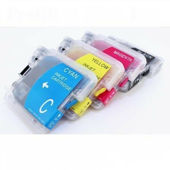 Refillable ink cartridge for Brother LC39 LC38 LC65 LC67 LC980 LC11 LC1100 LC61
