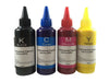 4 x 100ml Pigment Refill Ink for EPSON Workforce WF-3620 3640 7610 7620 7110