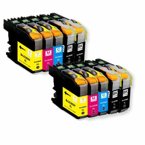 10 Pack Ink Combo fit for Brother LC203 XL MFC-J5520DW MFC-J5620DW MFC-J5720DW